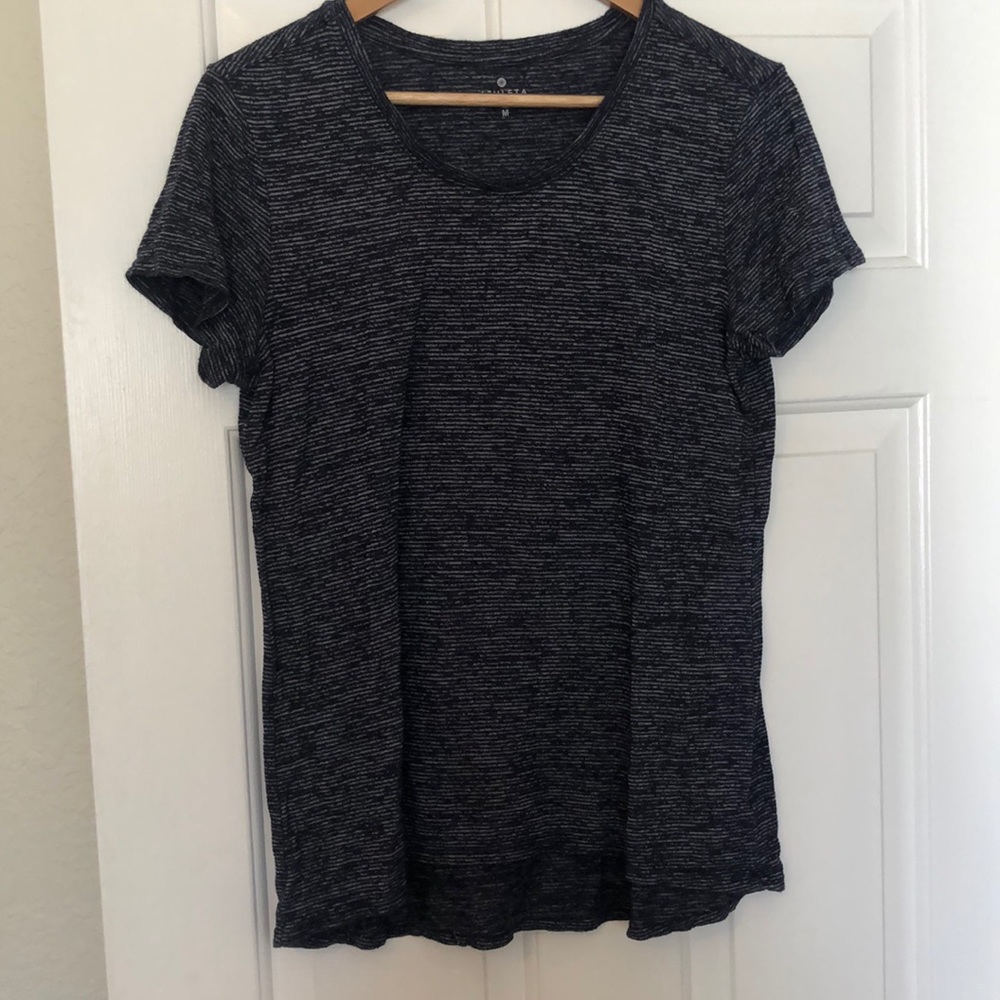 Athleta Short Sleeve Navy Tee